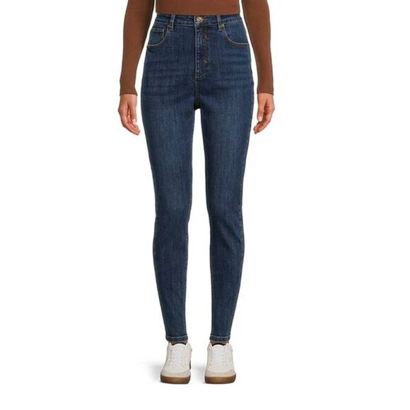 a loves a Blue Denim Super High Waist Skinny Jeans - Picture 3 of 12